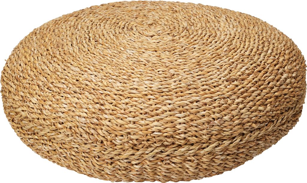 Home&Styling Pouf Rund Natur Ø58x20 cm Seegras