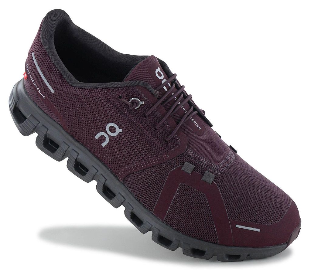 ON Running Cloud 6 - Herren Sneakers Schuhe Mulberry-Pebble 3MF10072634 , EU 47 US 12
