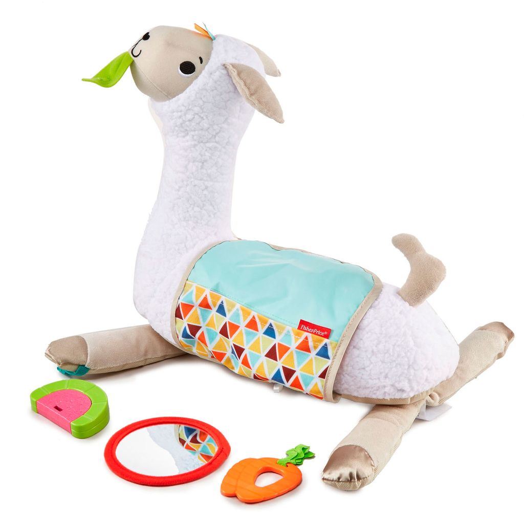 cuscino imbottito per animali Tummy Time llama43 cm peluche Immagine del prodotto 