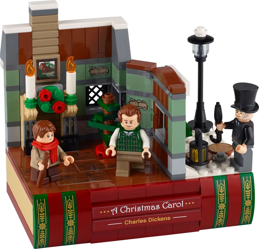 LEGO 40410 Hommage à Charles Dickens Set Noël exclusif avec figurines