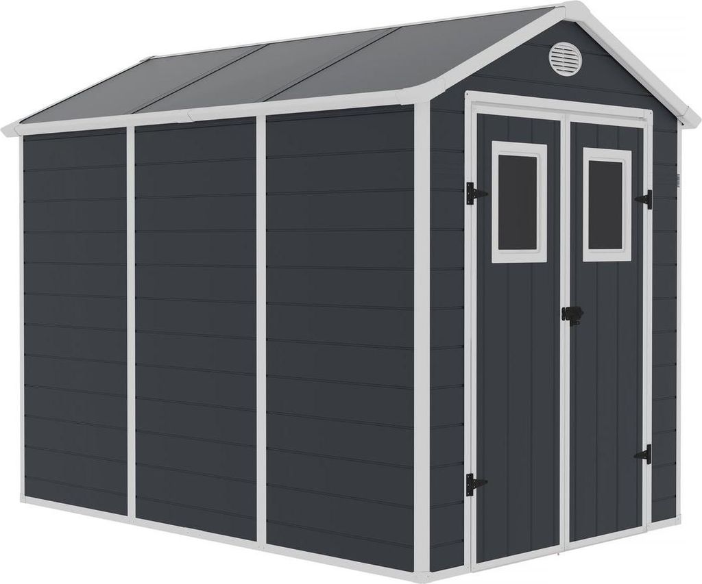 Abri de jardin résine "Texas" - 5.23 m² - kit d'ancrage Image du produit 