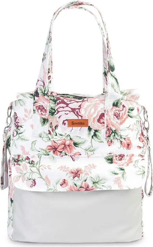 Grand sac de maternité imprimé floral Green Meadow pour les sorties