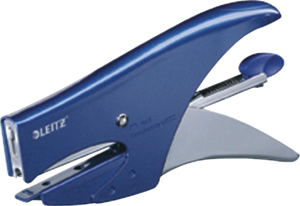 Heftzange Water bis 15 Blatt Nr. 8 metallic blau Packung mit 5 Stück