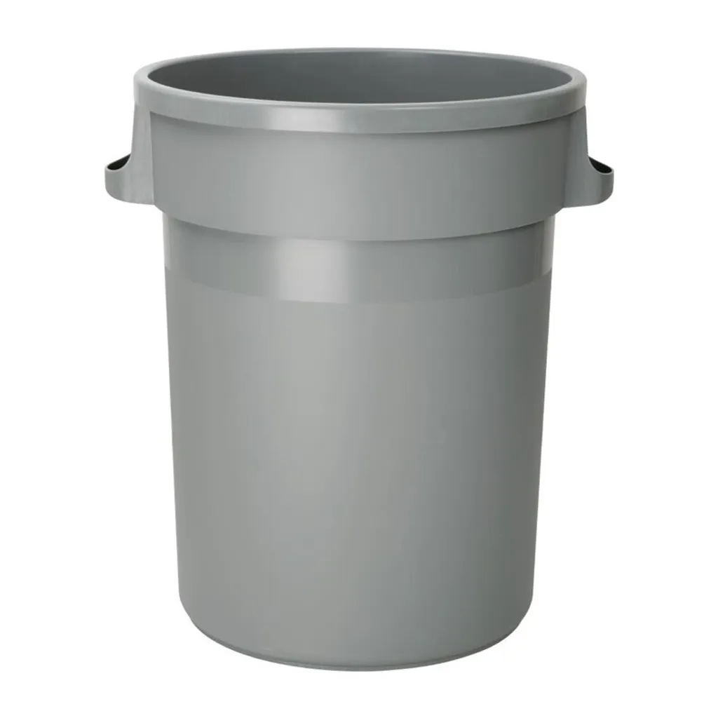 Poubelle Jantex 80 litres ouverte pour éviter tout contact et encombrement
