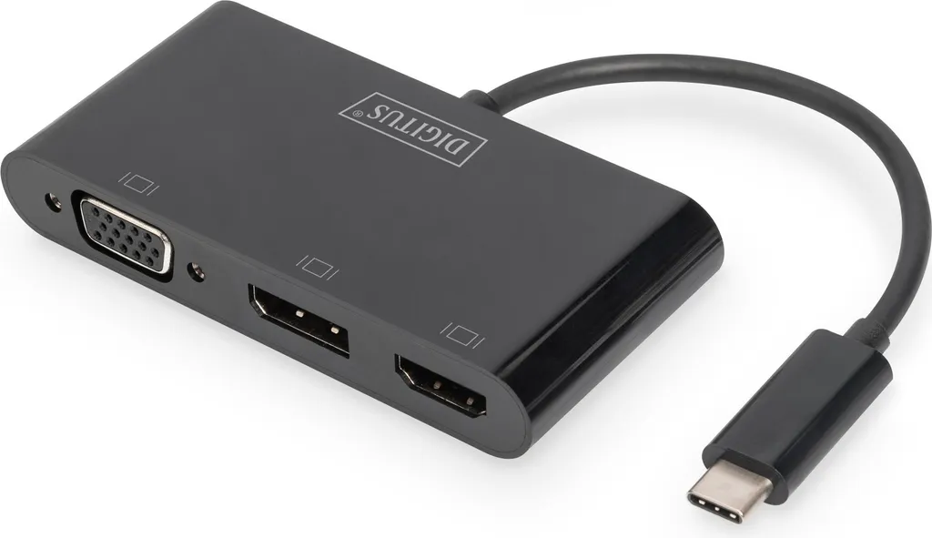 Digitus USB-C Hub Video 3-in-1 per MacBook e PC Windows 4K