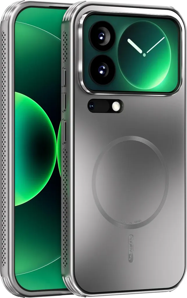 Xiaomi 17 Pro Cover Grigia Magnetica: Custodia per Foto e Gaming