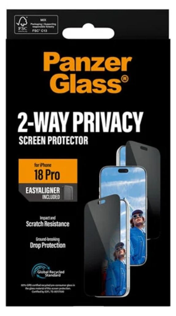 PanzerGlass Ultra Wide Fit Protezione schermo per iPhone 18 Immagine del prodotto 