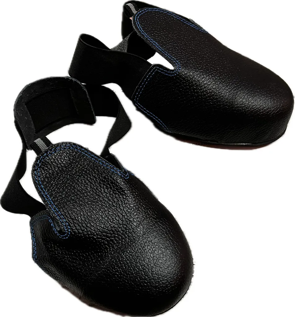 Cache-orteils noir coupe-vent et élastique - Isolation thermique pieds - 2