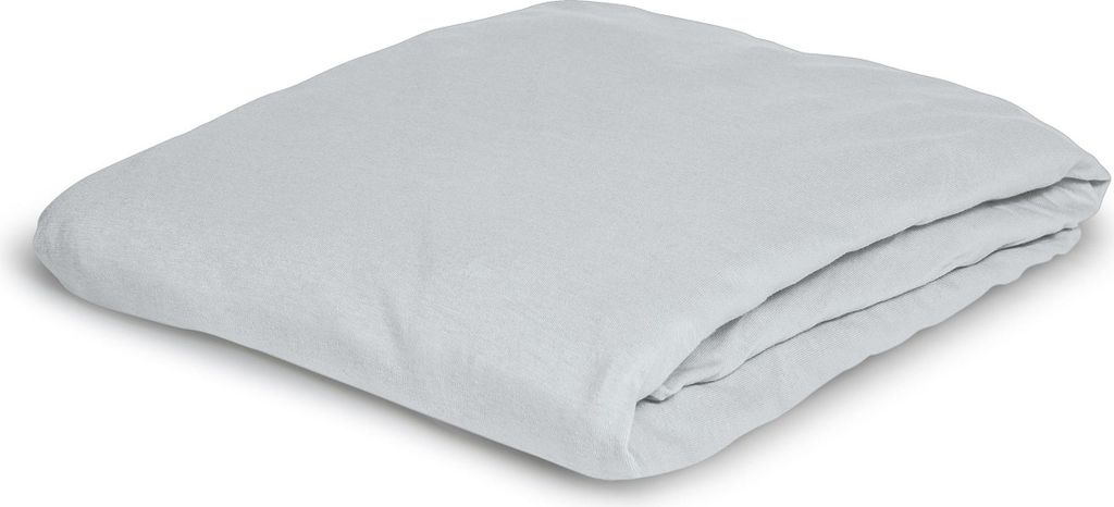 IRISETTE CLASSIC-JERSEY SPANNBETTTUCH JUPITER 0008 silber 150 x 200 cm