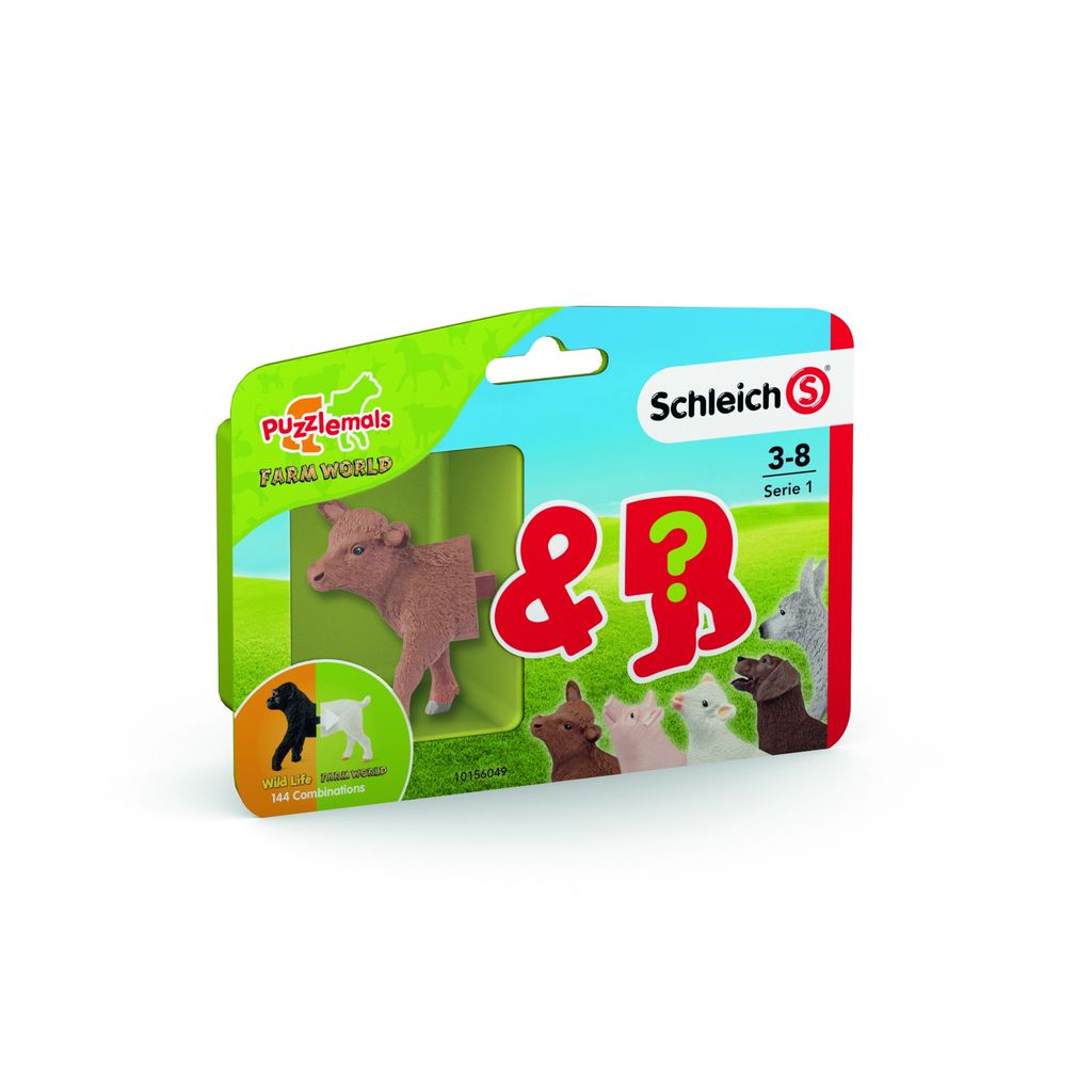 schleich FARM WORLD Puzzlemals Serie 1, 3 Jahr(e), Produktbild 