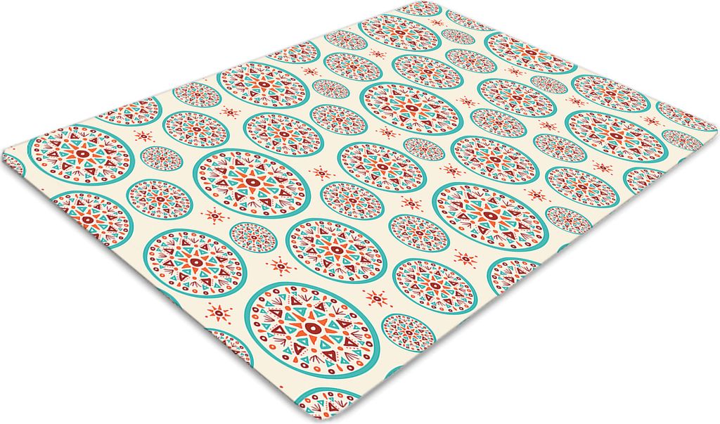 Stuhlunterlage Bürostuhlunterlage 120 cm x 90 cm Bodenmatte Bürostuhlunterlage - Indische kunst