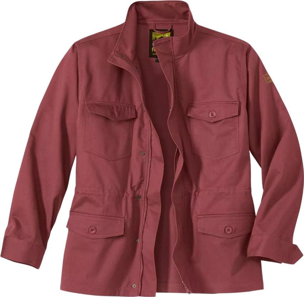 Atlas For Men - Safari Jacke für Herren AF1964 (XL) (Burgunderrot)