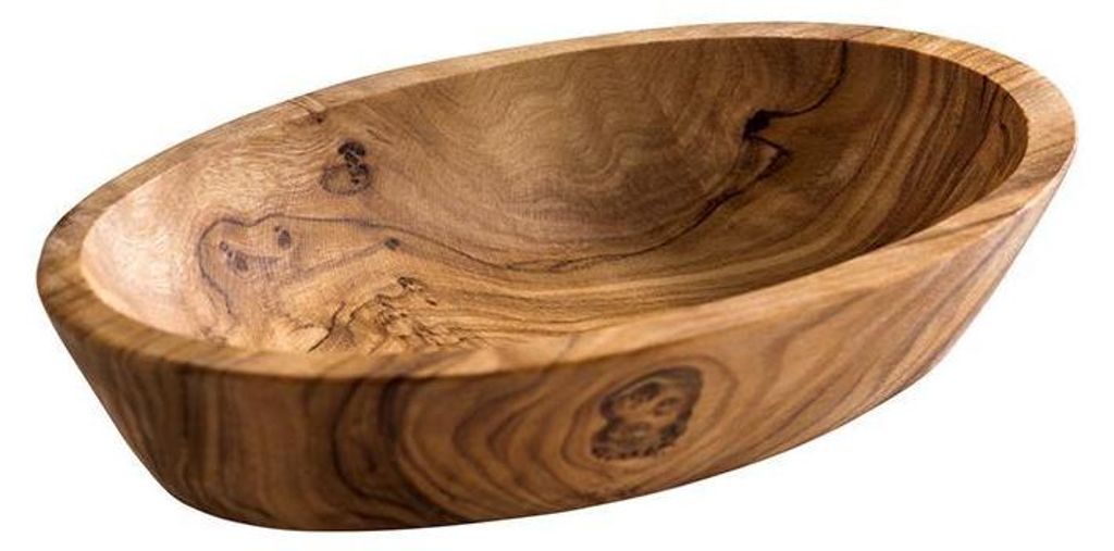 APS 843 Schale OLIVE, Olivenholz, 12 x 7,5 cm, Höhe 2,5 cm, Produktbild 