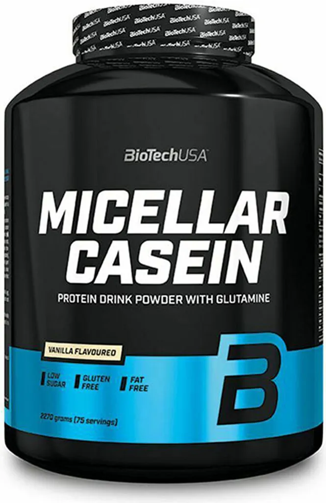 Micellar Casein BioTech USA 2,27 kg - Caséine Micellaire Saveur Chocolat