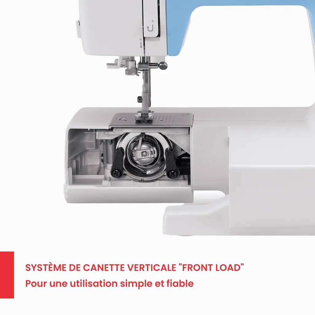 Machine à coudre Singer 3221 avec 21 points de couture blanche - 3