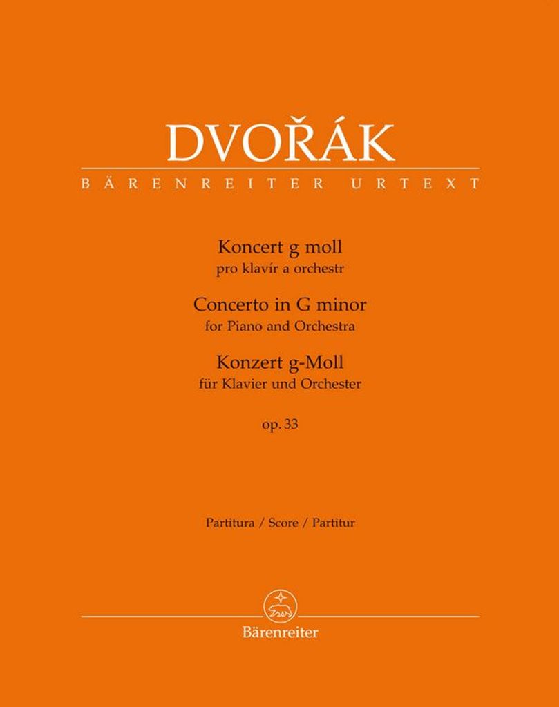 Konzert für Klavier und Orchester g-Moll op. 33 B 63