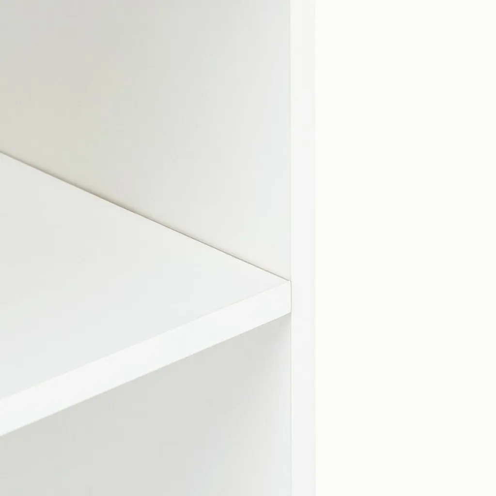 Petit bureau informatique blanc Drums Light à tablette coulissante compact - 6