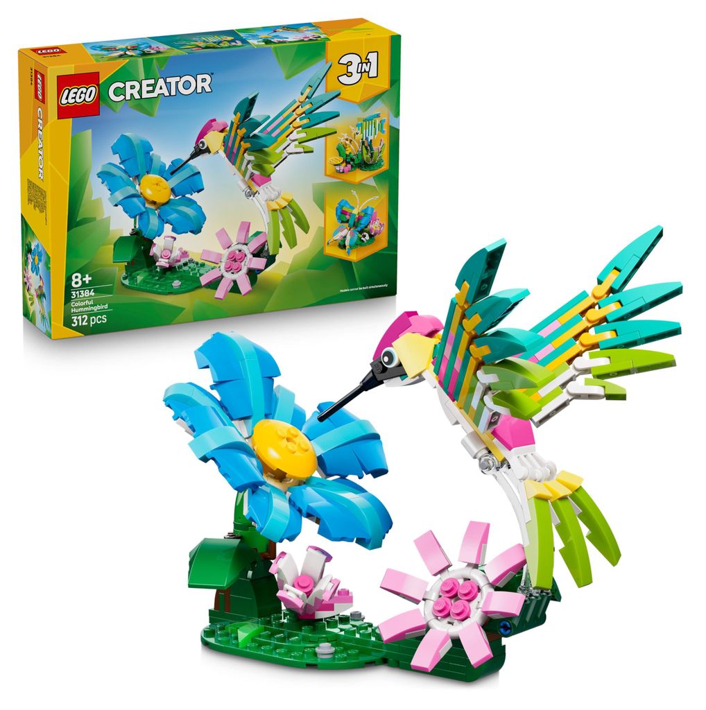 LEGO Creator Dzikie zwierzęta: kolorowy koliber, Zestaw do Zdjęcie produktu 