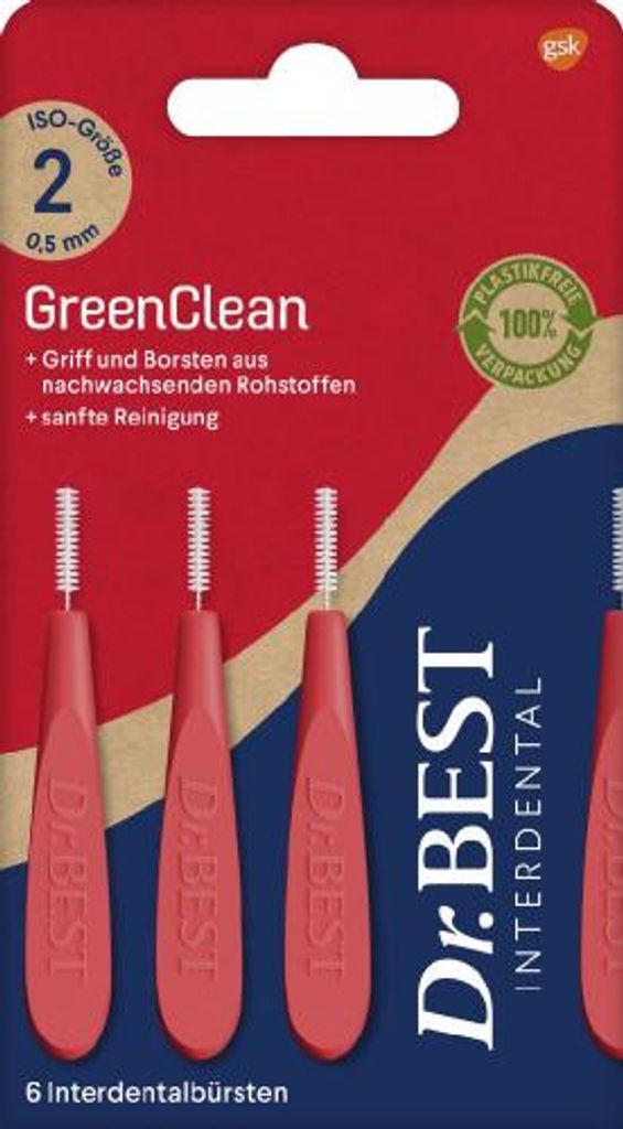Dr.Best Interdental Green Clean gr.2 6ks Obrázek produktu 