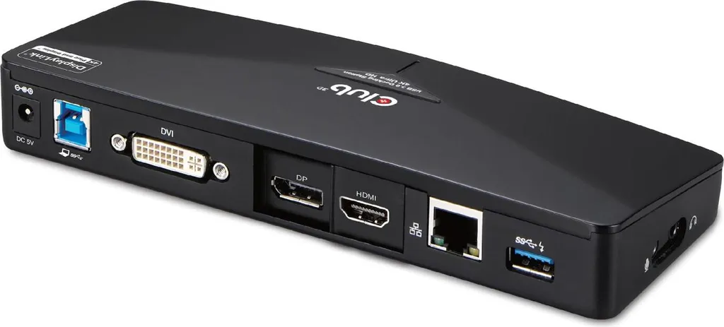 Station Bureau 4K USB 3.0 pour Ordinateur Portable avec HDMI et DVI