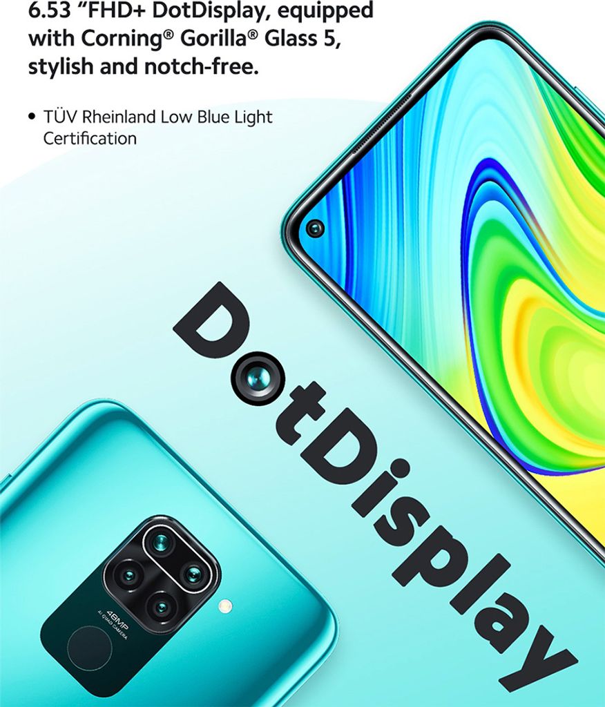 Xiaomi Redmi Note 9 3GB+64GB midnight grey Produktbild 24