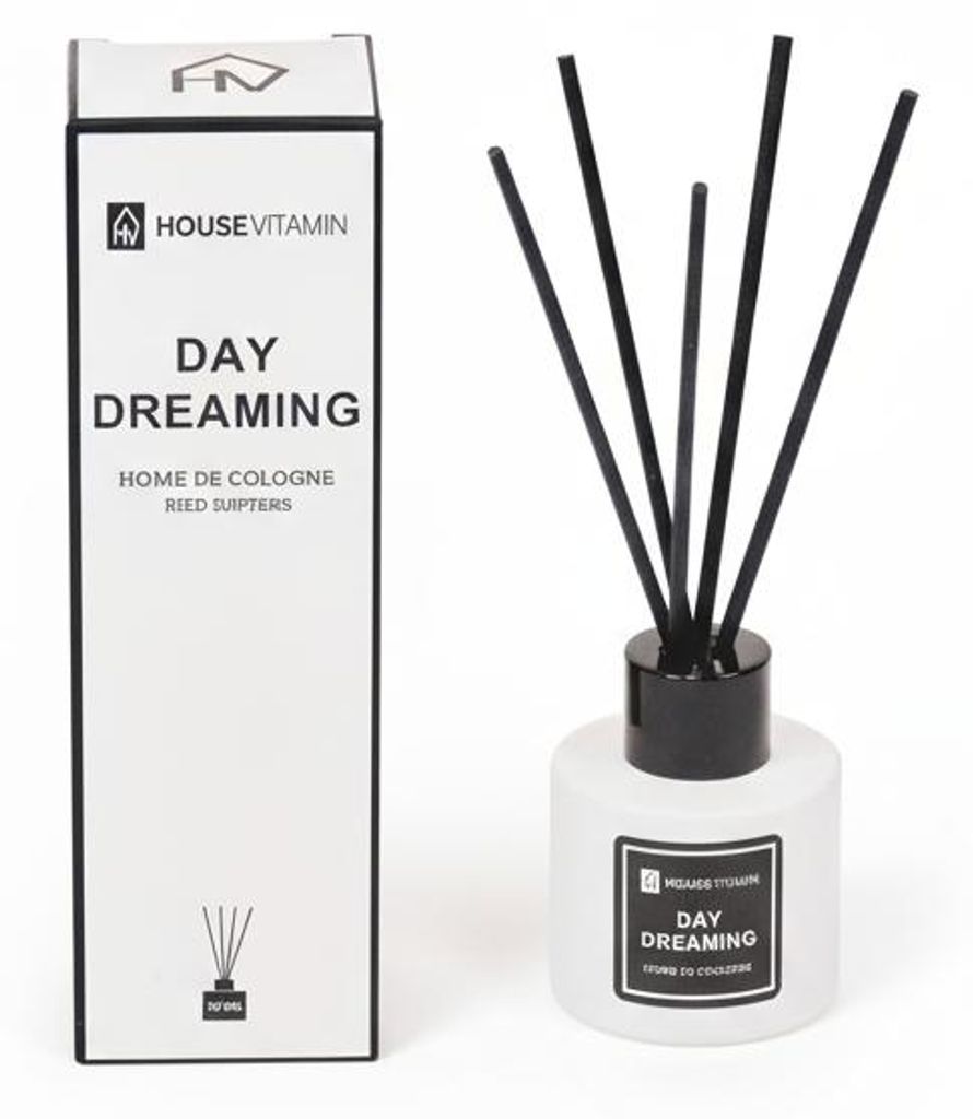 Diffuser met stokjes - Dagdromen - Bloemengeur - 30 ml Productafbeelding 