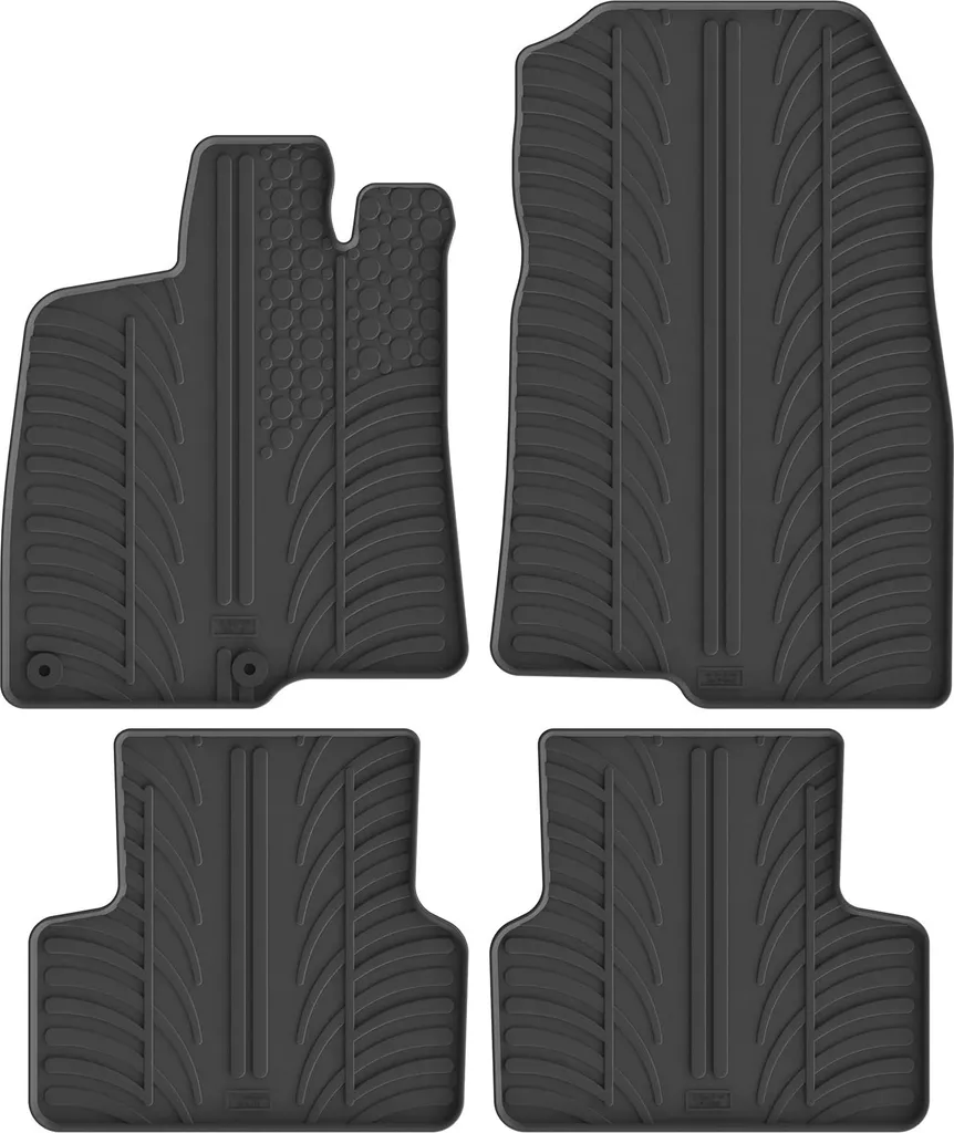F904000 - Tappetini su Misura per Auto in gomma Antiscivolo Compatibile con 3008 II dal 2016-, Grandland-X dal 2017