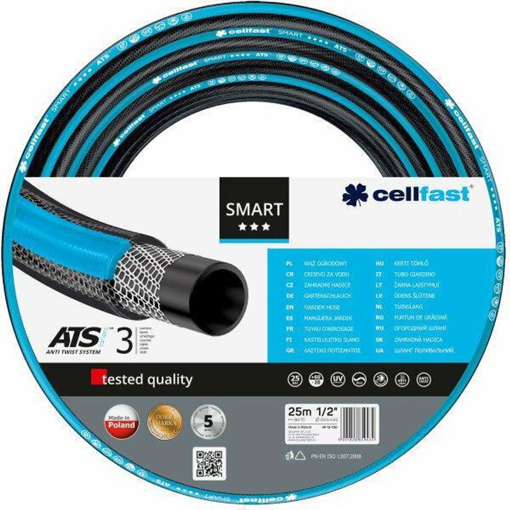 Cellfast - Tuyau D'arrosage - Smart - 1/2' - 25 M Image du produit 