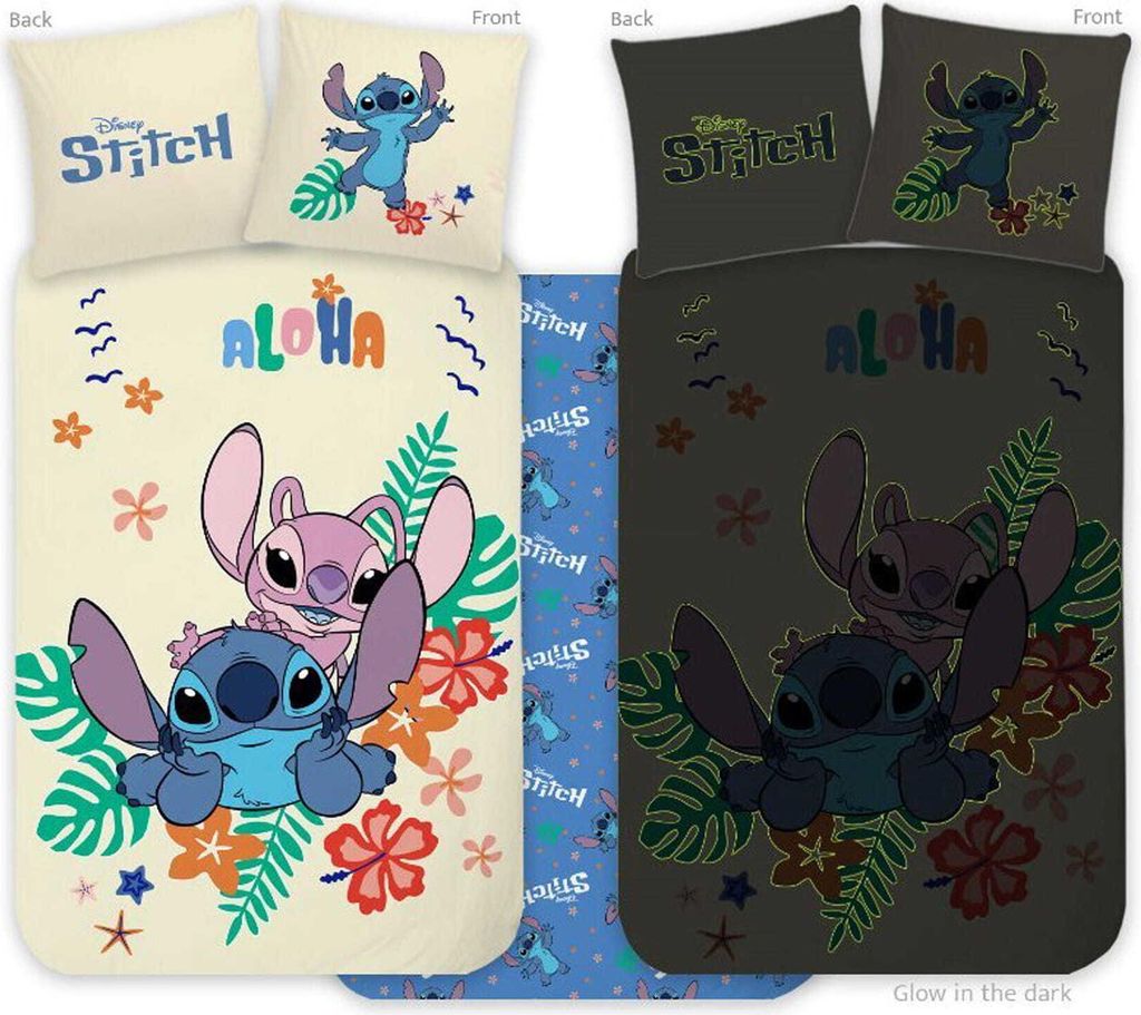 Stitch Kleinkind Bettbezug glow in the dark - 100 x 135 cm Immagine del prodotto 