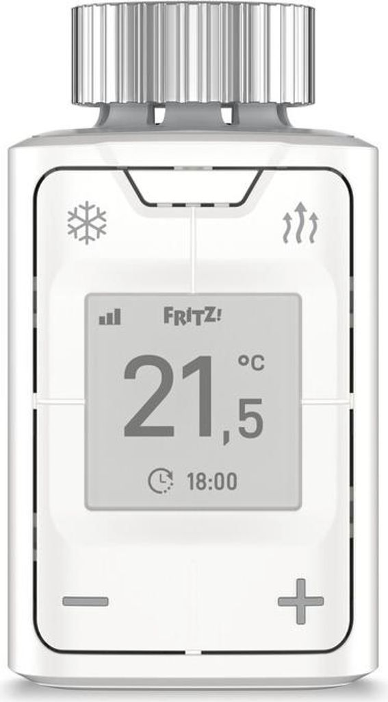 FRITZ! Smart Thermo 302, Weiß, Tasten, 0 - 50 °C, 40 m, °C, Produktbild 
