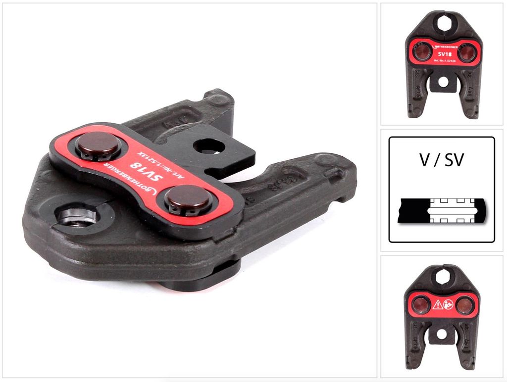 Pinze di pressatura Rothenberger standard SV18 ( 015213X ) Immagine del prodotto 