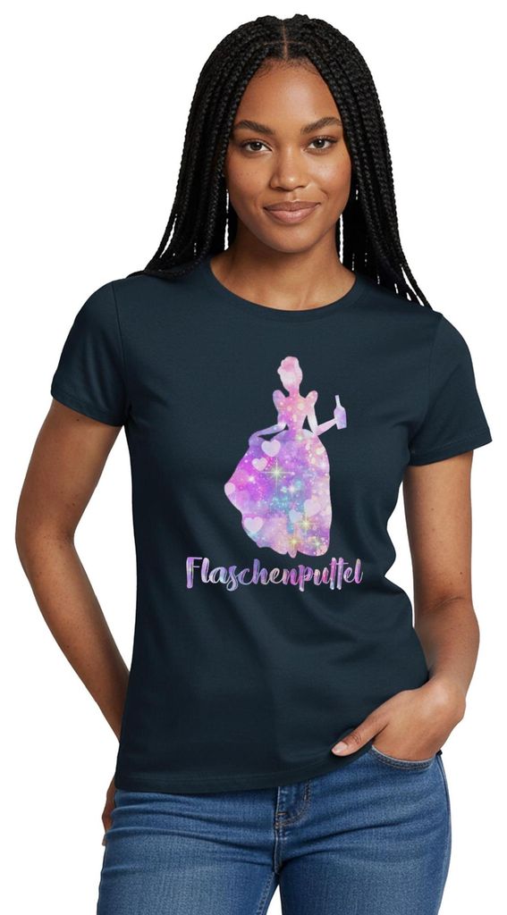 Spreadshirt JGA Frauen | Flaschenputtel Frauen T-Shirt, L, Navy
