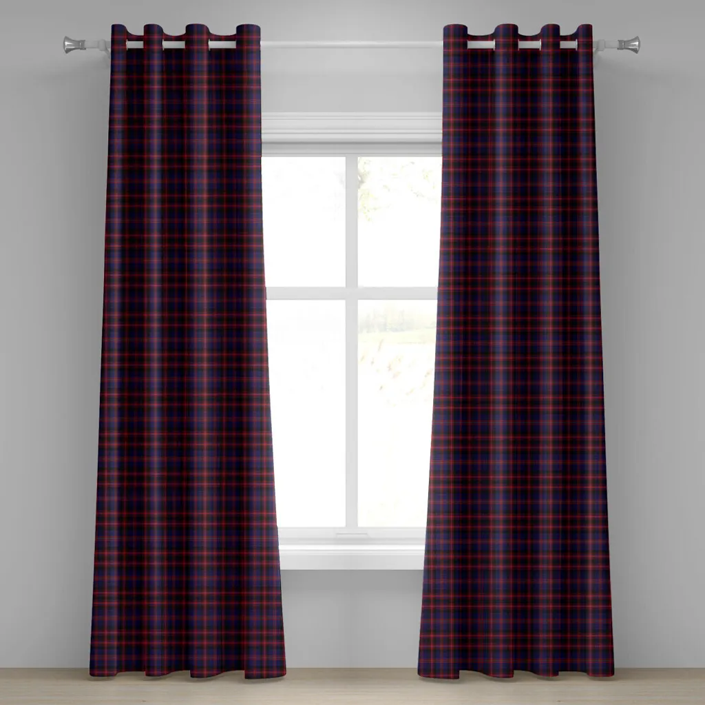 ABAKUHAUS Tende Vintage 280x245 cm Motivo Britannico Blu Reale Rosso