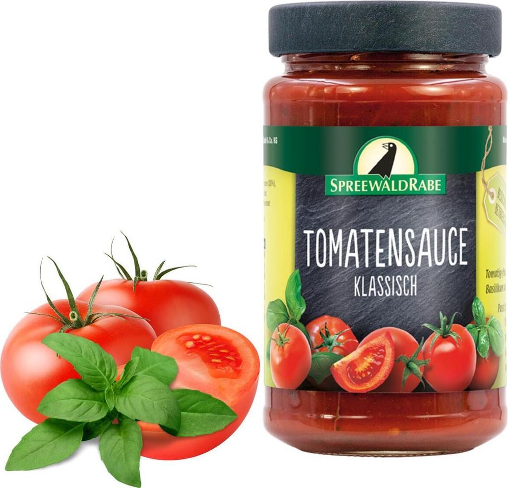 Spreewald Rabe Tomatensauce Klassisch 380 ml – fruchtige Produktbild 