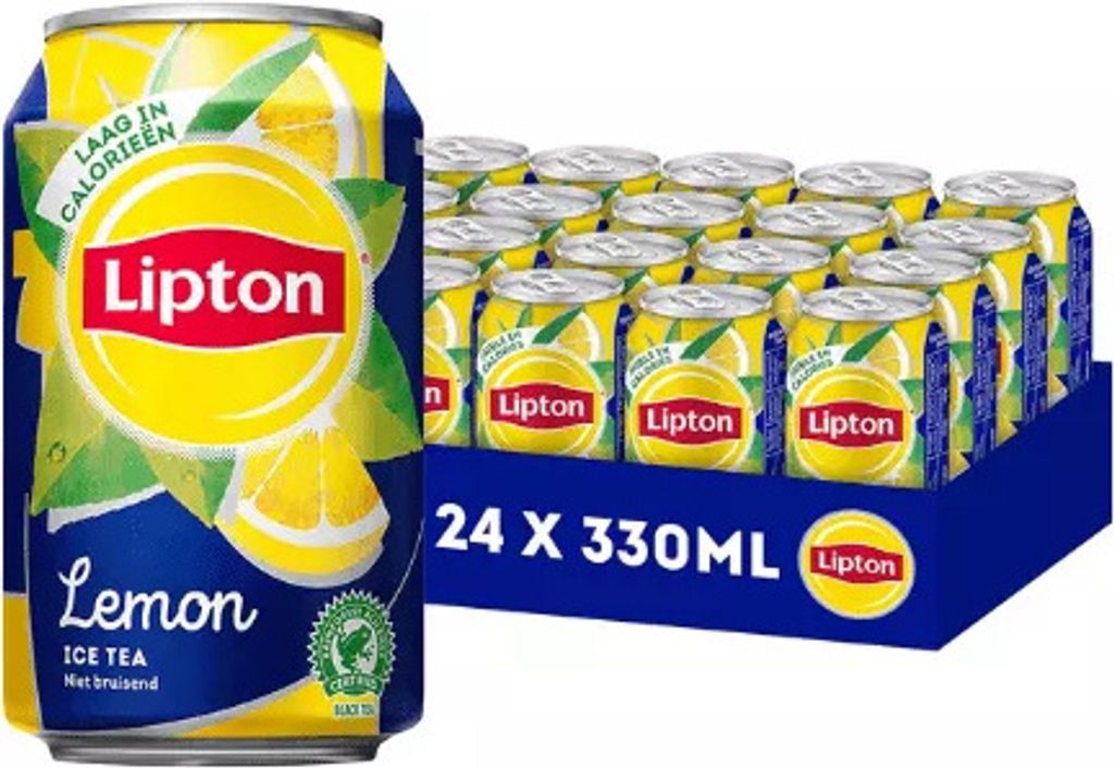 Lipton - Ice Tea Lemon, boîte de 33 cl, paquet de 24 Image du produit 