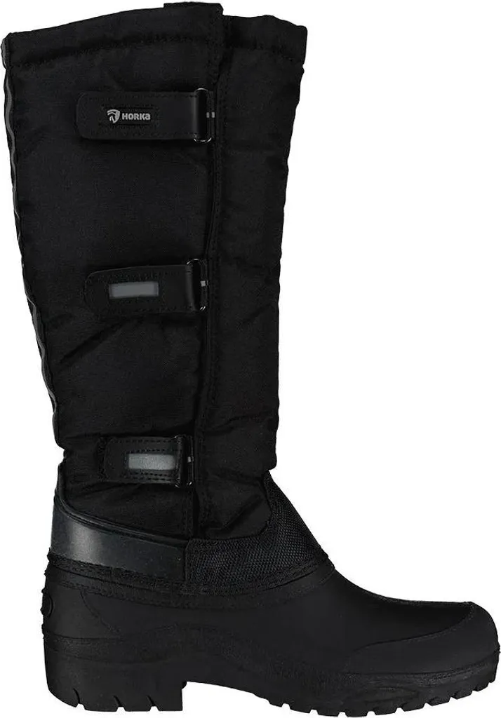 Bottes d'équitation junior chaudes et imperméables Horka Thermo Noir 30