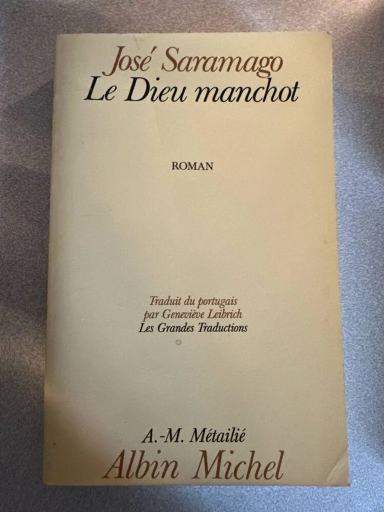 Le Dieu manchot - Collections Littérature - Roman de José Saramago