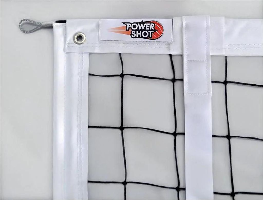Powershot Volleyballnetz Wettbewerb 3 Mm Weiß,Schwarz Weiß,Schwarz One Size