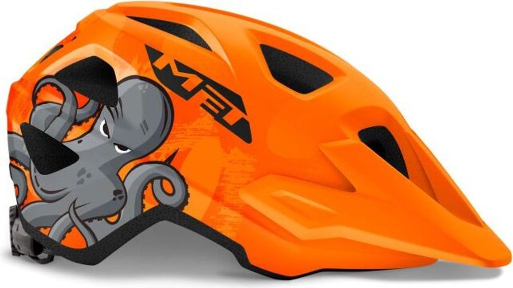 MTB Kinder Helm Eldar, orange octopus