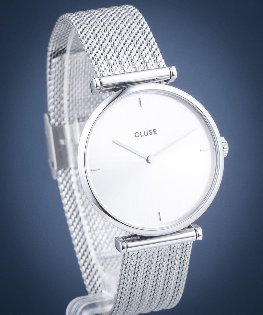 Cluse Damenuhr Silberne Cluse Uhr Watch Steel Cluse Silber Uhr