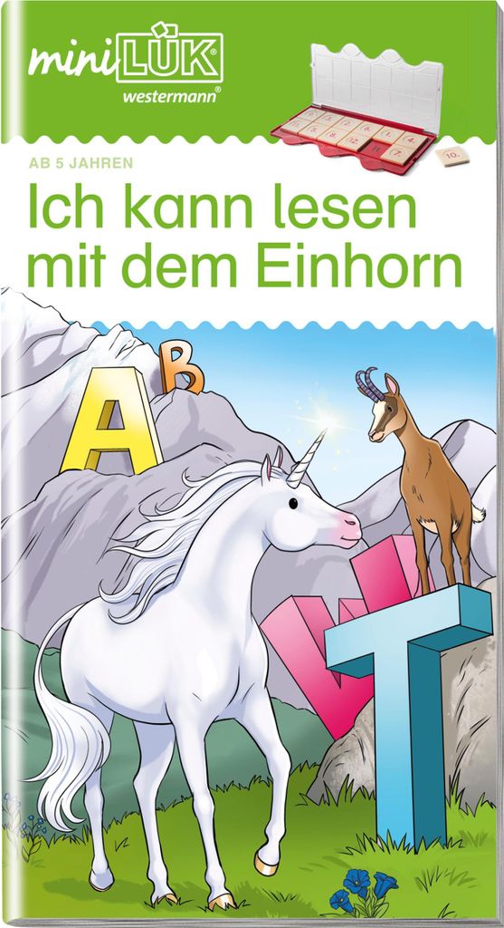 LÜK miniLÜK Buch Ich kann lesen mit dem Einhorn ab 5 Jahren 4807