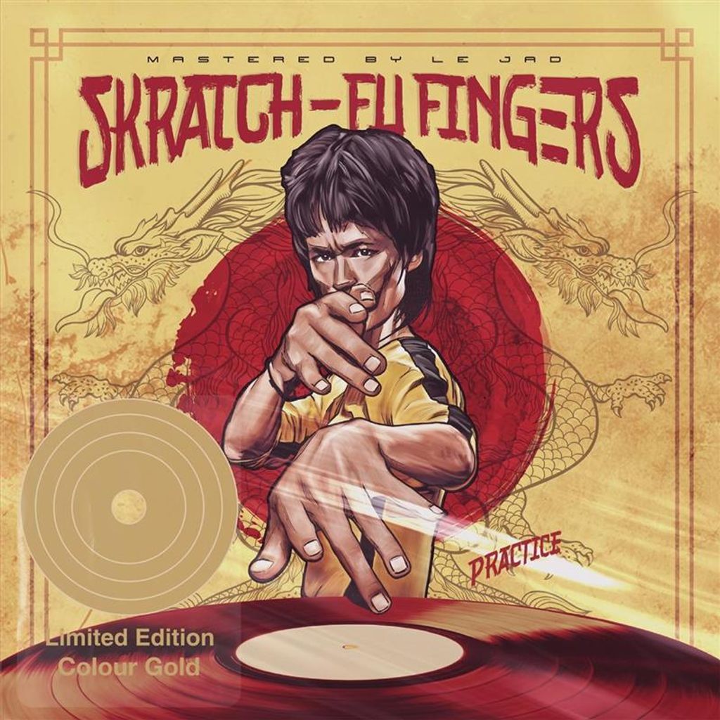 Skratch Fu-Fingers Practice 7 Gold Vinyl