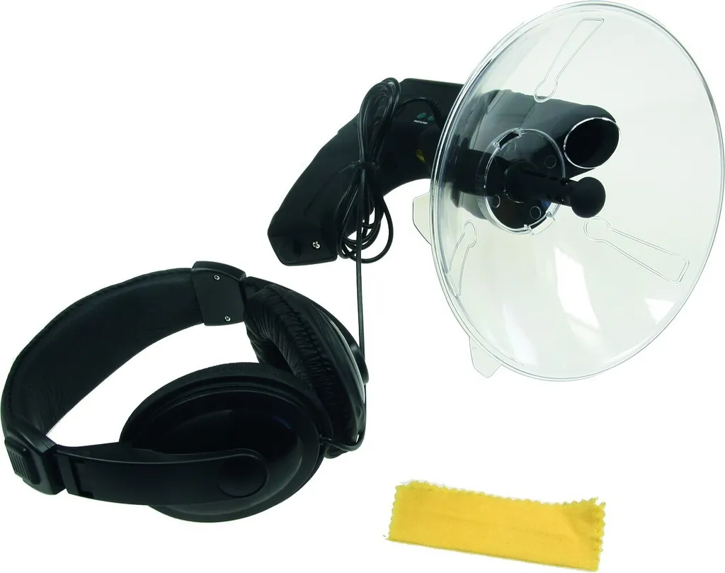 ChiliTec PRM-1 Microphone parabolique avec casque et enregistrement
