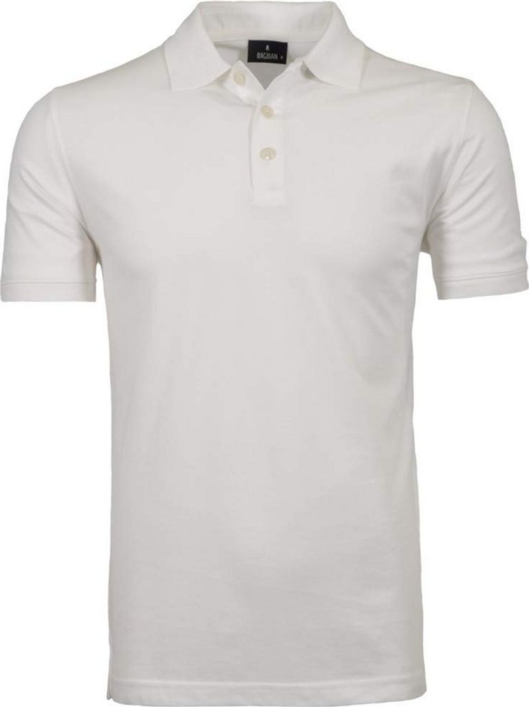 RAGMAN Herren Poloshirt Kurzarm Polokragen Regular Piqué Weiß XXL
