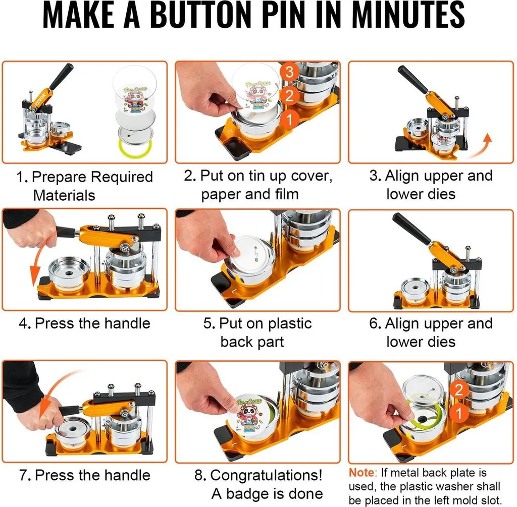 Machine à badges facile 75mm : solution complète pour vos cadeaux DIY