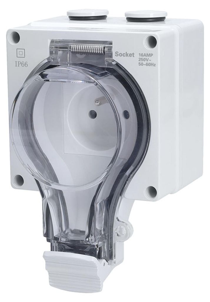 Zásuvka Solight 5B350 IP66 bílá Obrázek produktu 