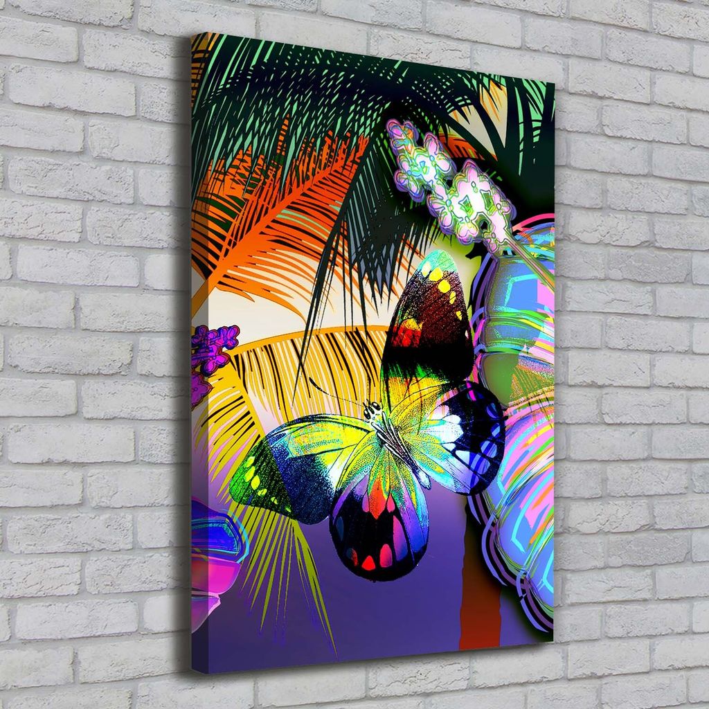 Tulup Leinwandbild - 70x100cm - Wandkunst - Drucke auf Leinwand - Leinwanddruck - Wohnzimmer Wanddekoration XXL - Wohnung Deko Kunstdrucke - Blum...