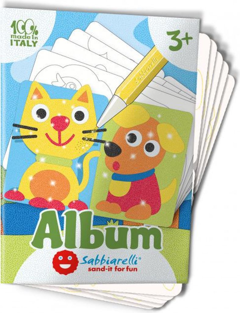 Sabbiarelli Sandmalerei Album kreatives Basteln 15x20 cm