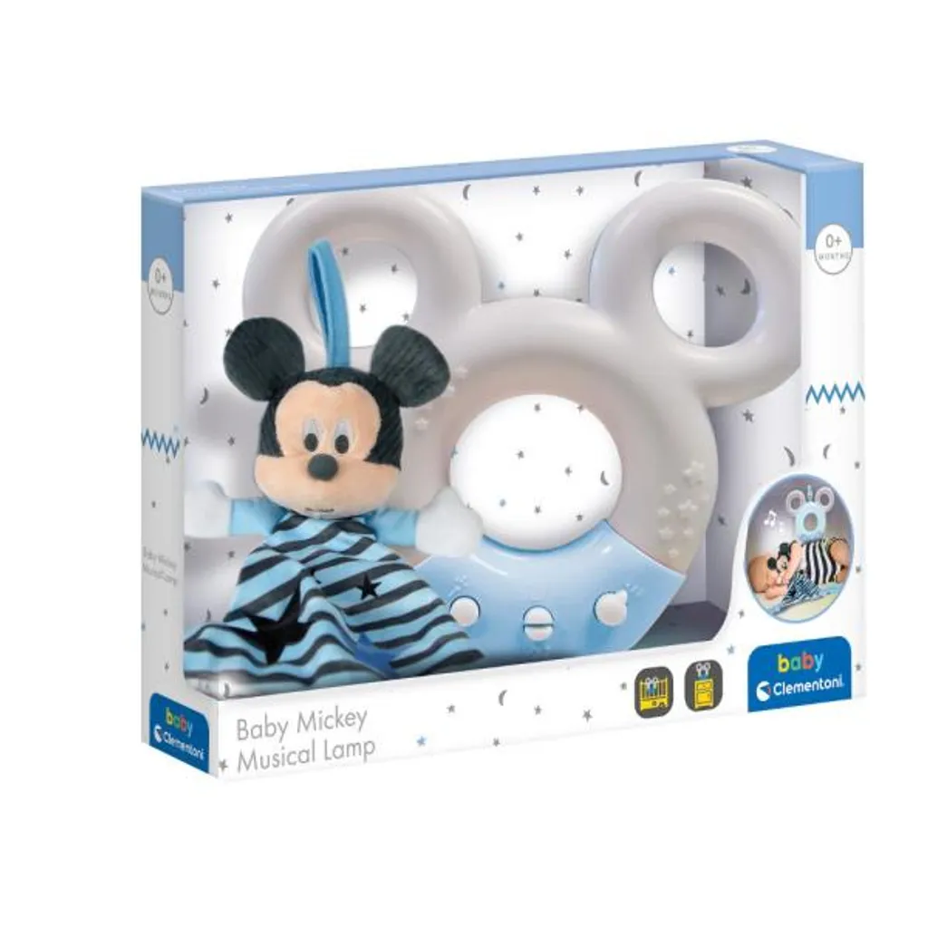 Veilleuse Projecteur Musical Disney Baby Mickey Clementoni 17397