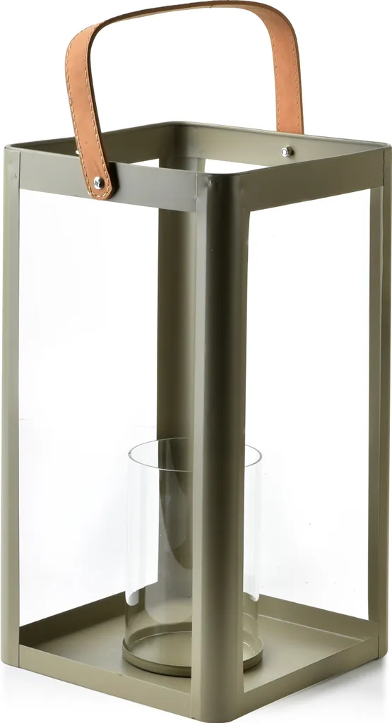 Lanterne Prima Louis XL 21x19x34 cm - Photophore Décoratif Beige Neutre